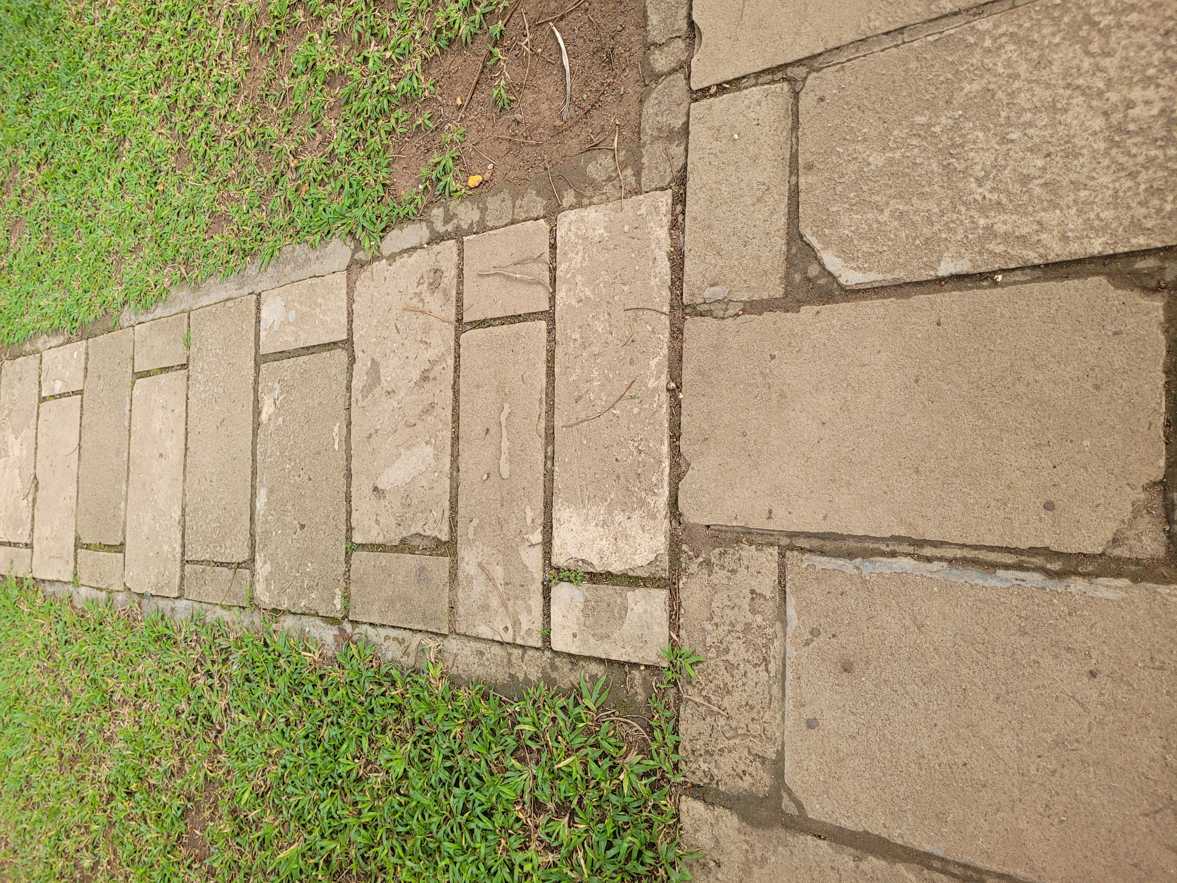 Kutch stones in reflexology walkway